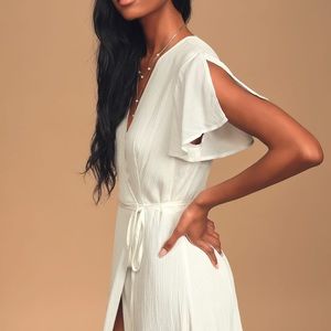 Lulus white dress